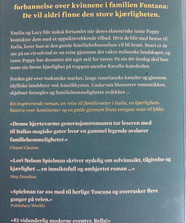 Nelson Spielman, Lori: Søstrene fra Toscana