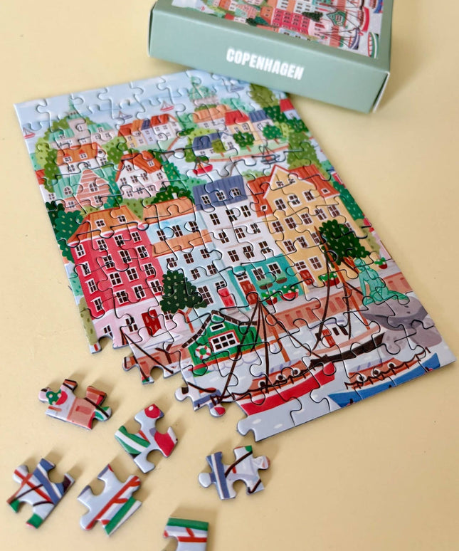 Copenhagen Mini Puslespill, 99 Brikker