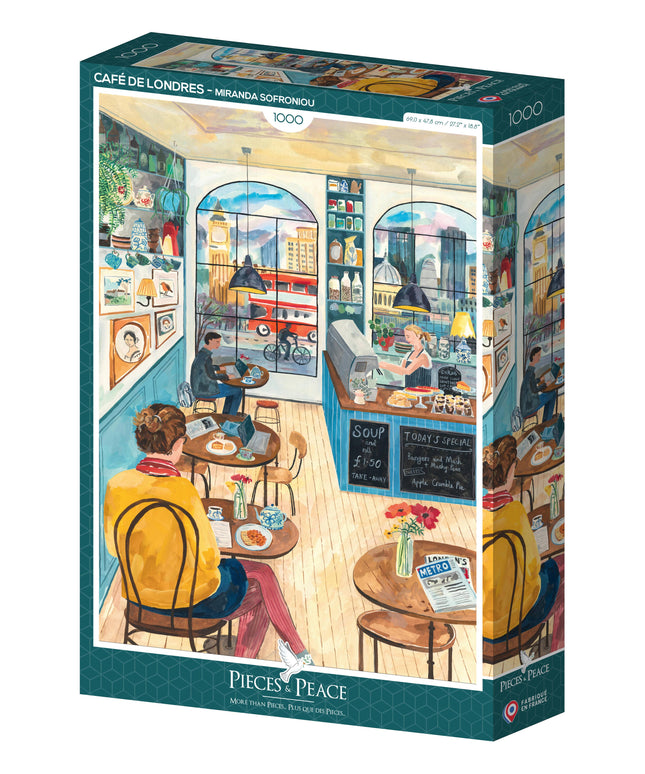 Puslespill 1000 Brikker - London Cafe