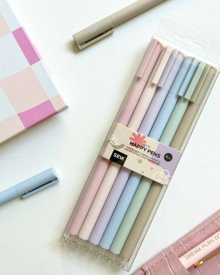 Happy pens | Pastel Farger 6pk