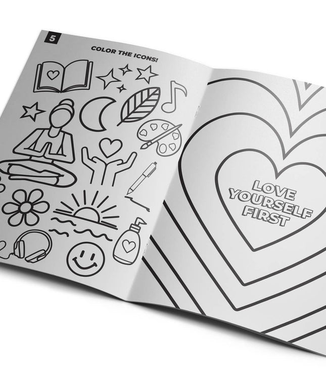 Self-Care Coloring Activity Book
