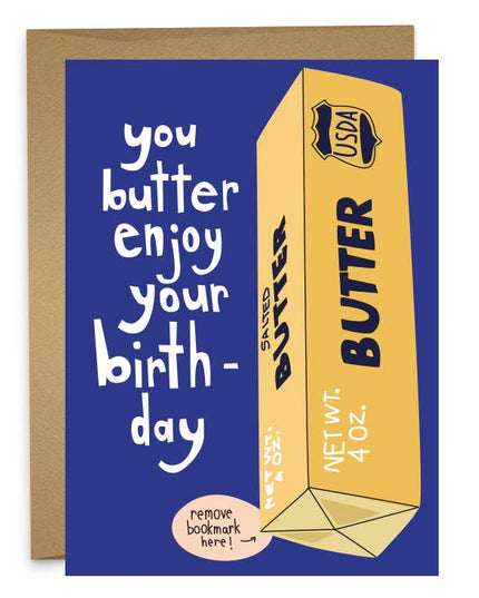 Bokmerke + Kort | 
Butter Enjoy Birthday