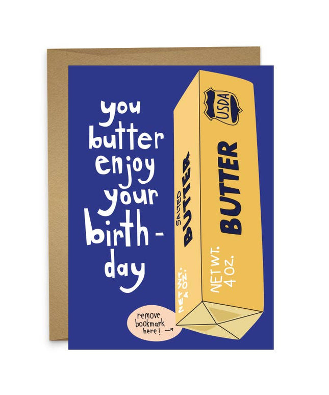 Bokmerke + Kort | 
Butter Enjoy Birthday