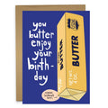 Butter Enjoy Birthday Bokmerke + Kort