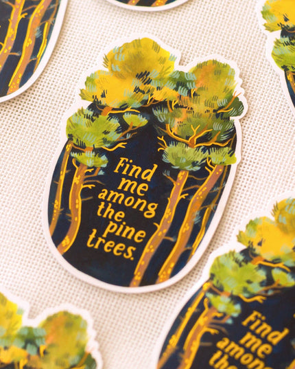 Vinyl Klistremerke | The Pines