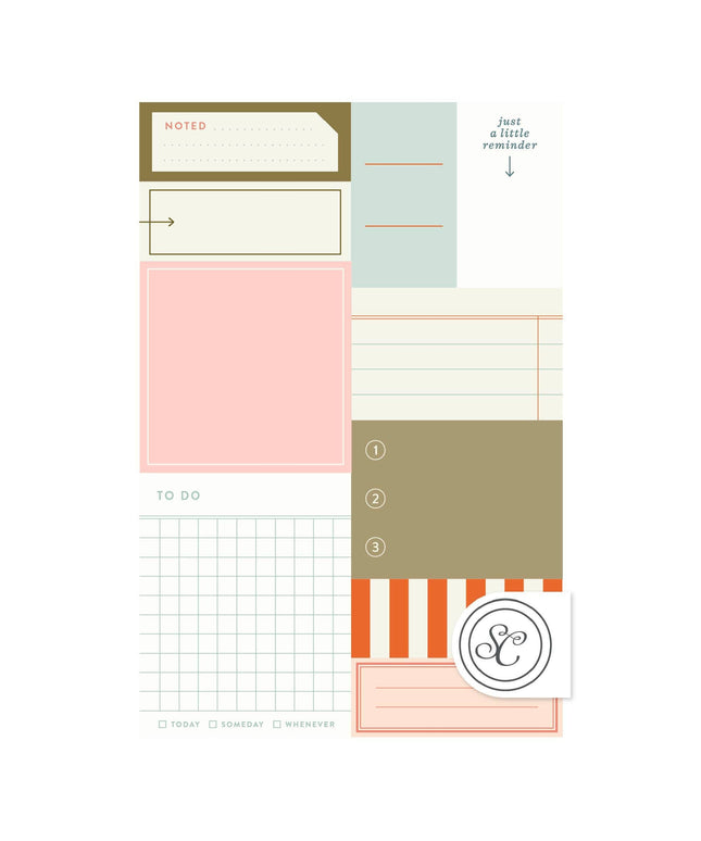 Forhåndsbestilling: Sticky Note Notepads | Sett med 10