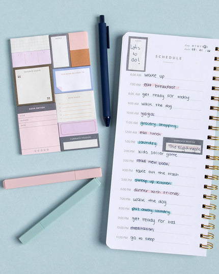 Forhåndsbestilling: Sticky Note Notatblokker | Sett med 10 | Reader Edition