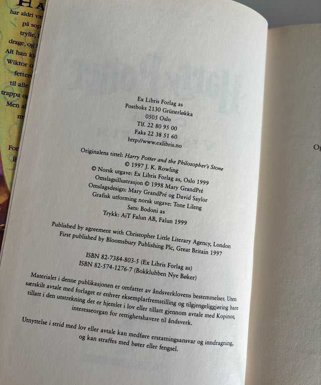 Rowling, J.K: Harry Potter og De vises stein