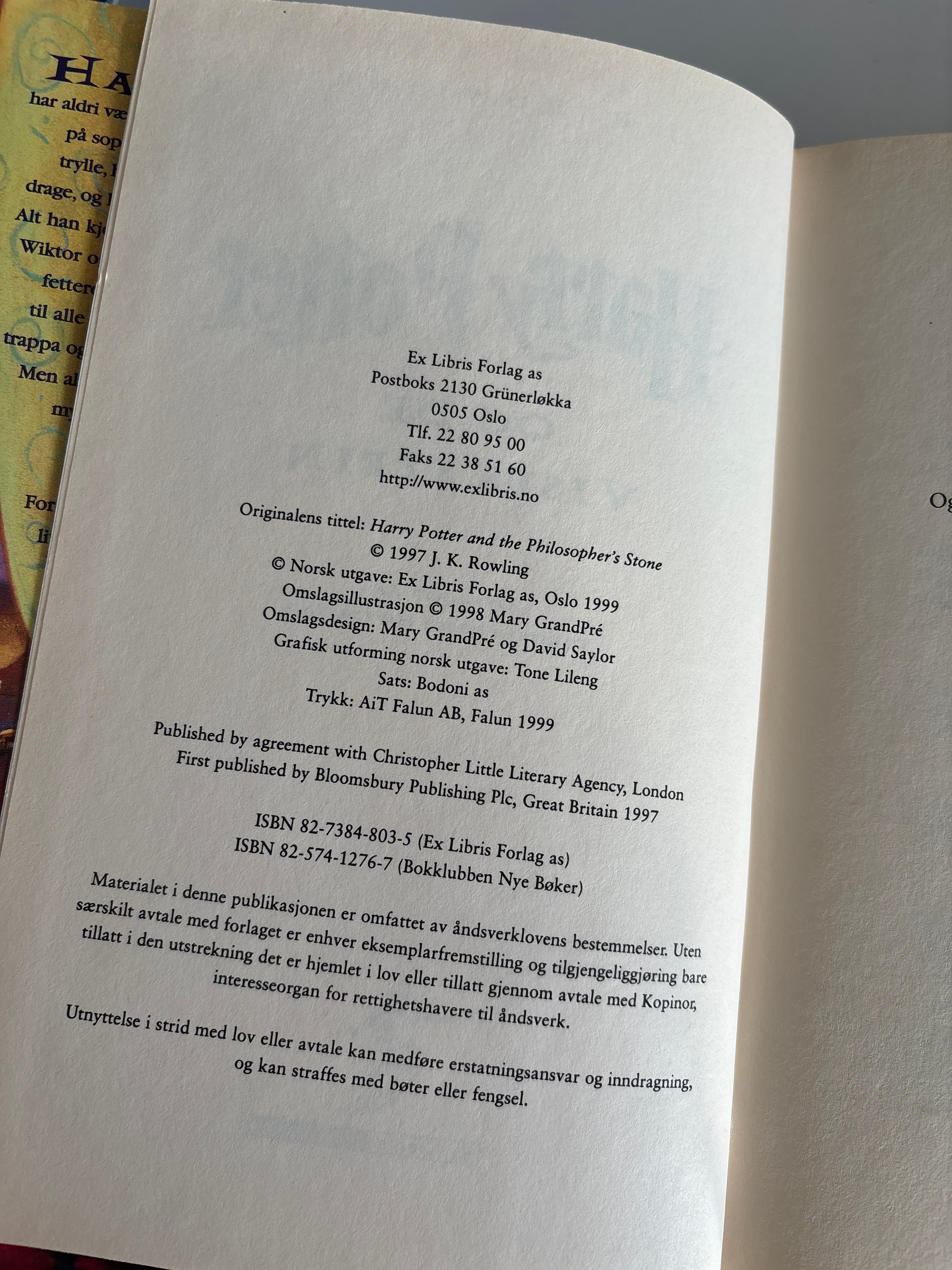 Rowling, J.K: Harry Potter og De vises stein