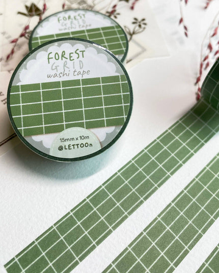 Washi Tape | Forest Grid