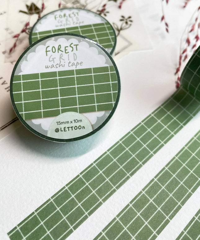 Washi Tape | Forest Grid
