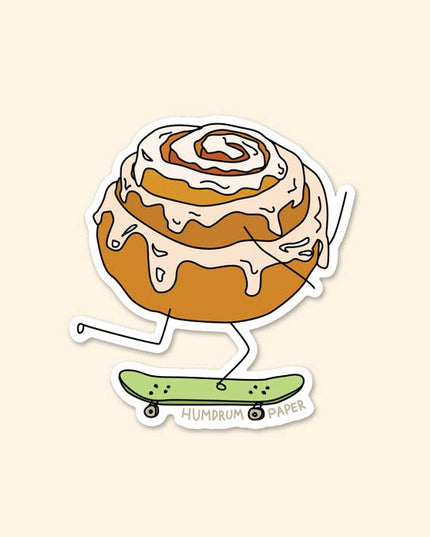 Vinyl Klistremerke | Cinnamon Roll | Kanelbollerull
