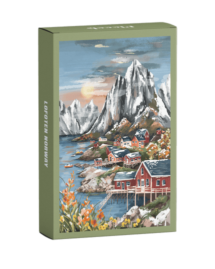 Lofoten Norway Mini Puslespill 99 Brikker
