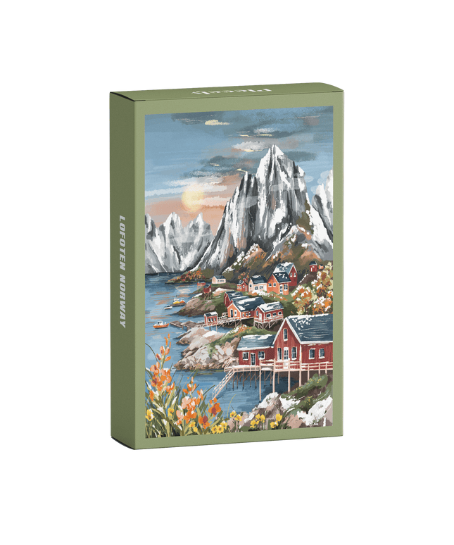 Lofoten Norway Mini Puslespill 99 Brikker