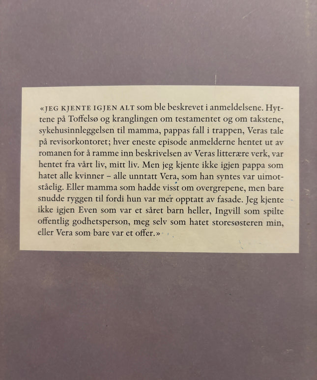 Hjorth, Helga: Fri vilje