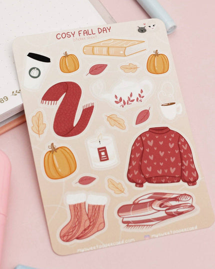 Klistremerkeark | Cosy Fall Day