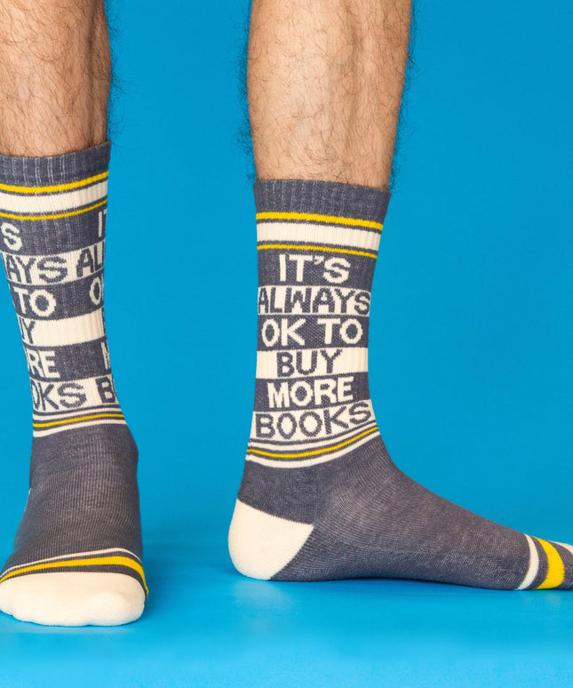 It's Always OK To Buy More Books - Sokker - Treningssokker