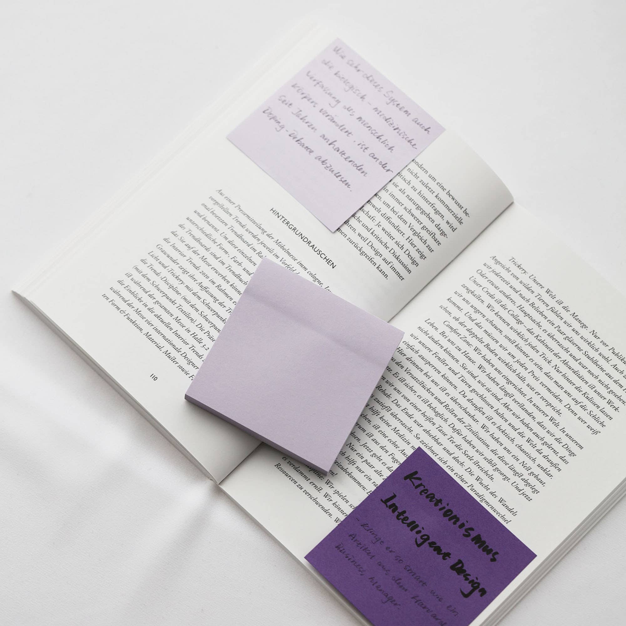 Misty Mauve Palette Collection Sticky Notes 75mm/100 ark