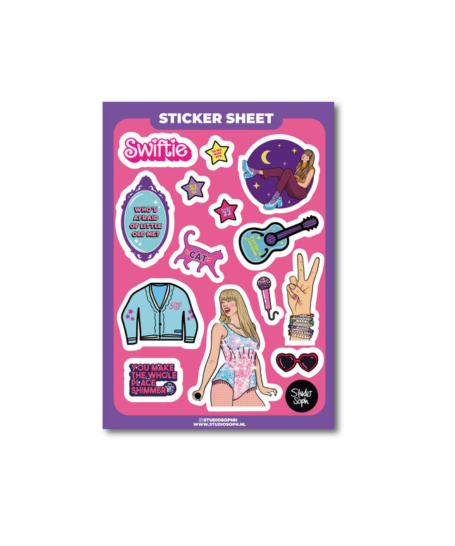Klistremerkeark | Taylor Shimmer A5