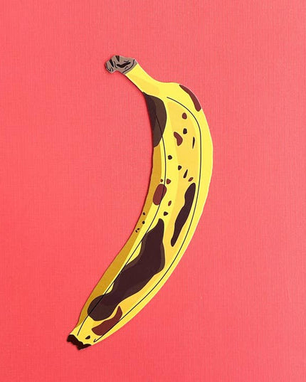 Bokmerke | 
Banan (det er die cut!) Overmoden