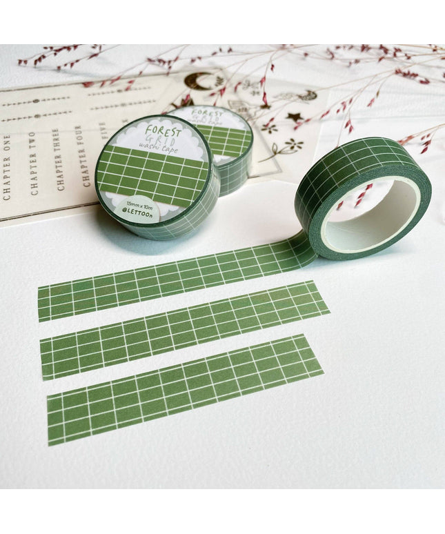 Washi Tape | Forest Grid