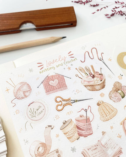 Klistremerkeark | Knitting & Crochet