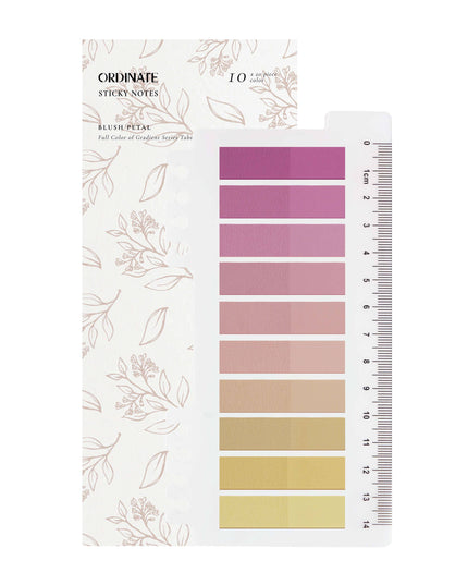 Blush Petal | Sticky Notes | Ordinate klistrelapper | Selvklebende notislapper | Sidemarkører | Indeksfaner