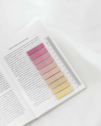 Blush Petal | Sticky Notes | Ordinate klistrelapper | Selvklebende notislapper | Sidemarkører | Indeksfaner