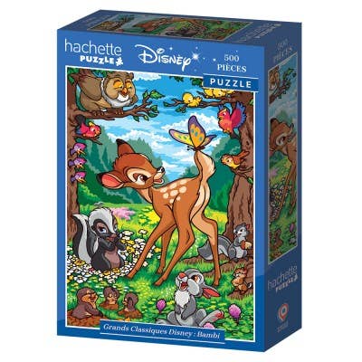 Puslespill 500 Brikker | Hachette - Disney Classics: Bambi