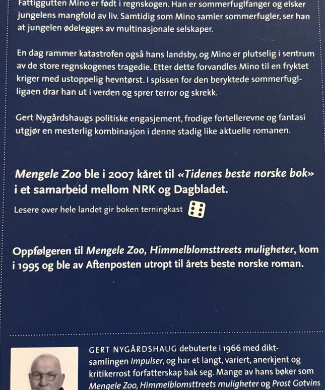 Nygårdshaug, Gert: Mengele zoo