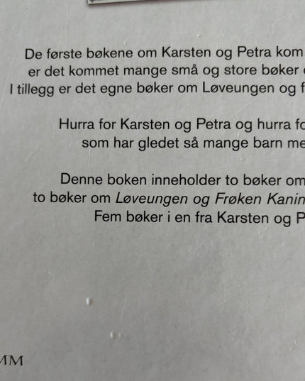 Bringsværd, Tor Åge: Hurra! For Karsten og Petra
