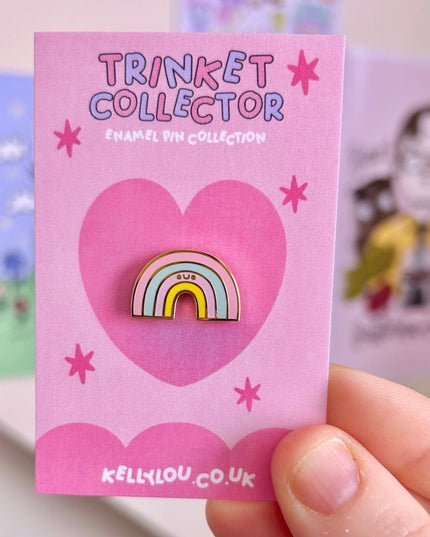 Pastel Rainbow - Mini Enamel Pin