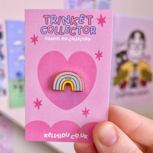 Pastel Rainbow - Mini Enamel Pin