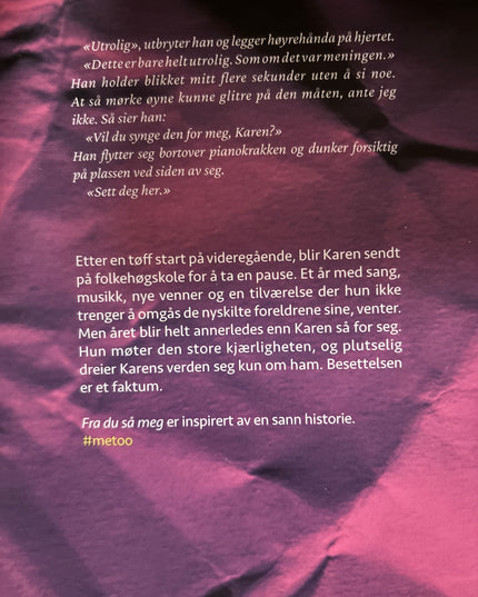 Johansen, Eldrid: Fra du så meg