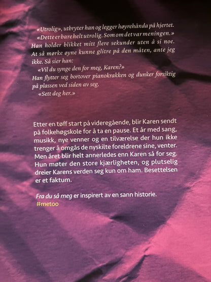 Johansen, Eldrid: Fra du så meg