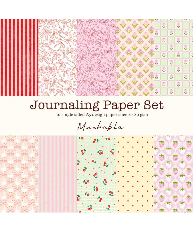 Journaling Papirsett | 10 ark | A5