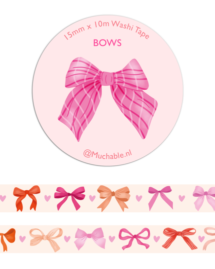 Washitape | Cute Girly Bows illustration