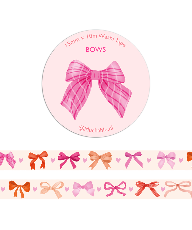 Washitape | Cute Girly Bows illustration