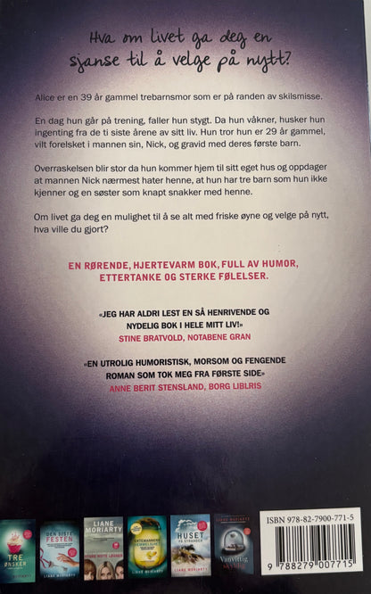 Moriarty, Liane: Det Alice glemte