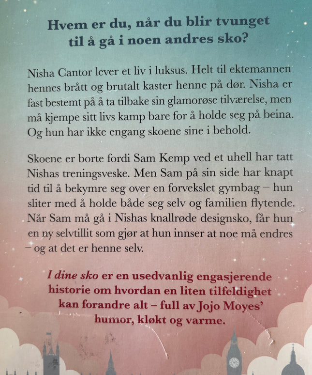 I dine sko - Jojo Moyes (innbundet)