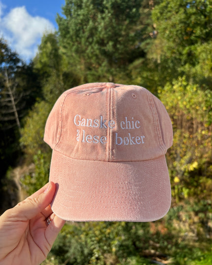 Brodert Caps | Ganske Chic | Vintage Peach