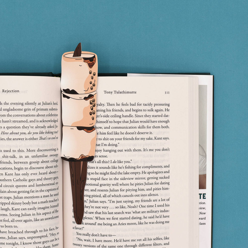 Grilla Marshmallow Bokmerke (det er die cut!)