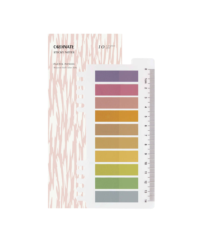 Pastel Ponies | Ordinate klistrelapper | Selvklebende notislapper | Sidemarkører | Indeksfaner