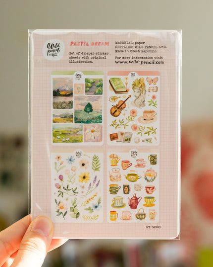 Klistremerkeark 4pk | Bundle — Pastel Dream