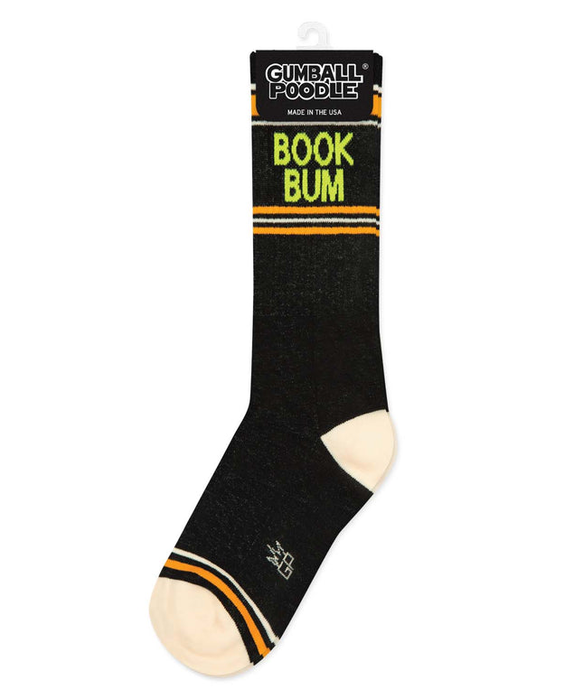 Book Bum Gym Crew Socks