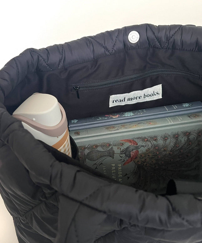 The Bookish Tote: Black