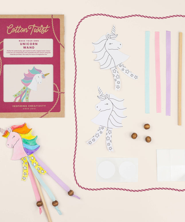 Lag Din Egen Enhjørning Tryllestav | DIY Hobbysett For Barn