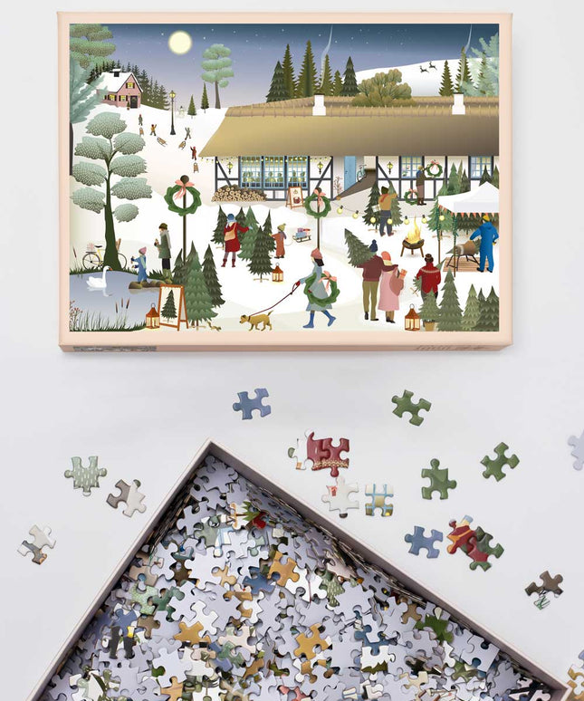 Puslespill | Christmas Tree Farm | 1000 Brikker