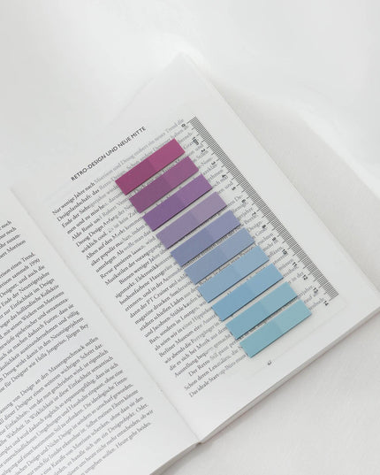 Blueberry Mist | Gjennomskinnelige notislapper | Selvklebende faner | Klistrelapper