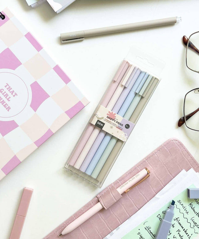 Happy pens | Pastel Farger 6pk